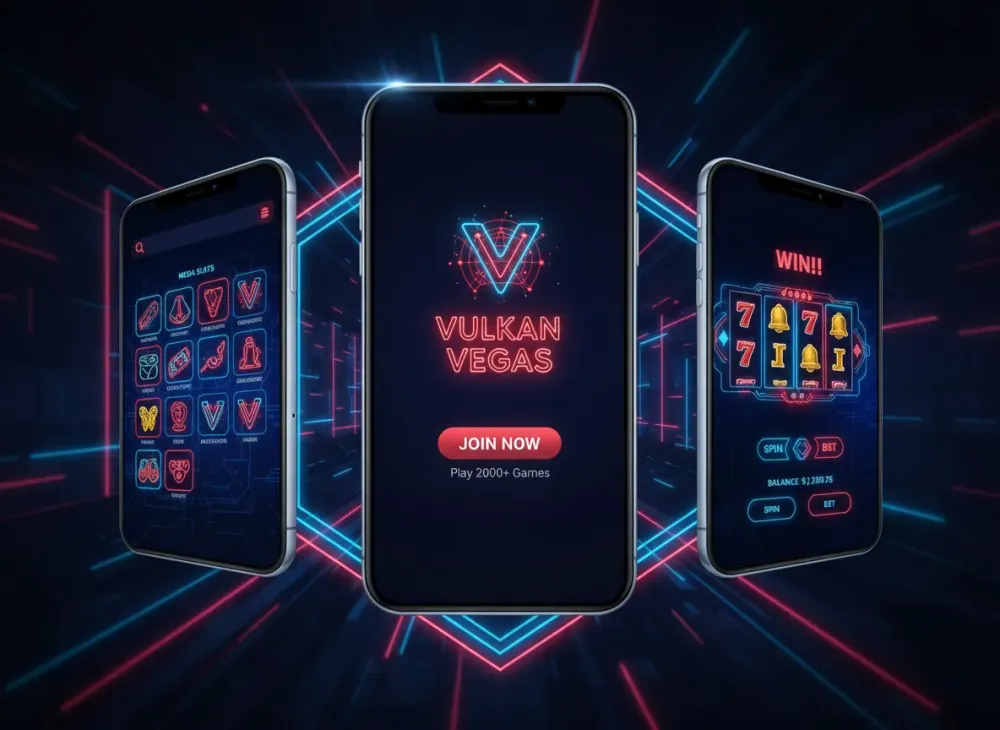 Vulkan Vegas casino app interface